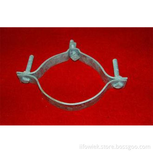 Transmission Pole Hardware , Zinc - Iron Embrace Hoop Hold